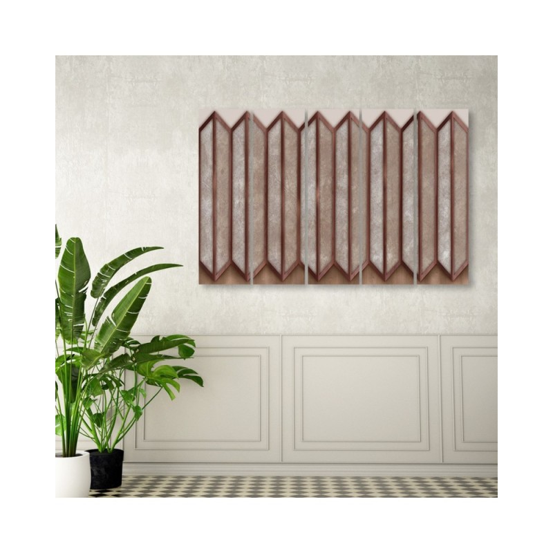 Leinwandbild modern - Buntes 3D -Fenster | Feeby