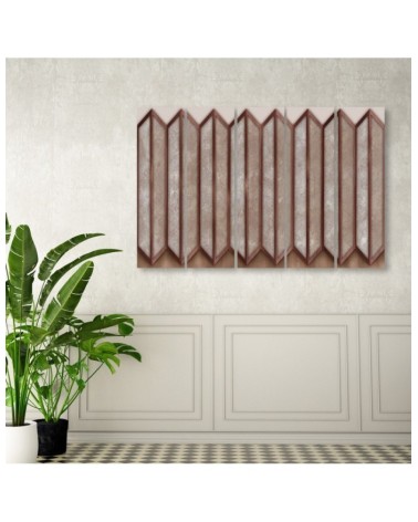 Leinwandbild modern - Buntes 3D -Fenster | Feeby