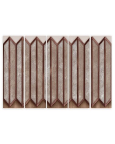 Leinwandbild modern - Buntes 3D -Fenster | Feeby