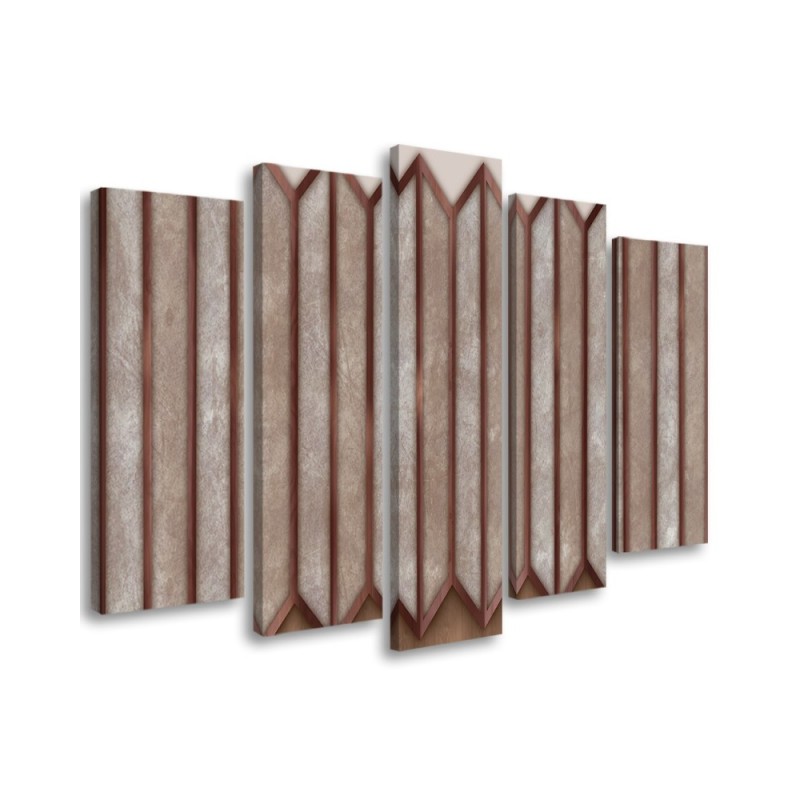 Modernes Wandbild - Buntes 3D -Fenster | Feeby