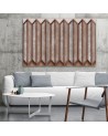 Modern painting for living room - Coloured windows 3D | FEEBY