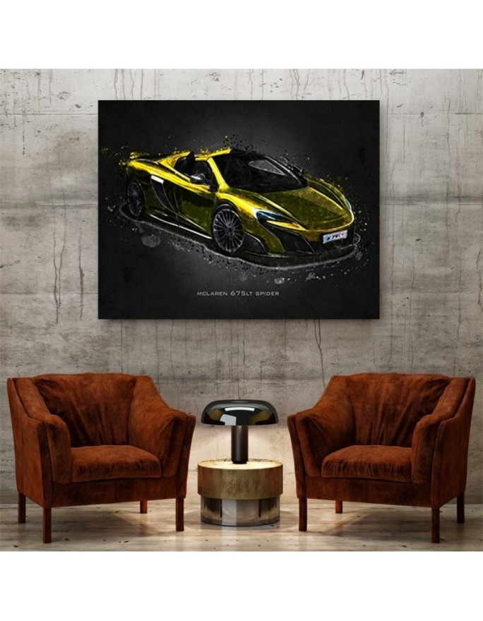 Obrazy z samochodami - Mclaren 675LT Spider
