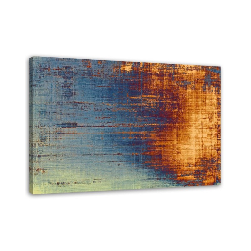 Wandbild für Wohnzimmer - Die Magie der Farbe Blau | Feeby