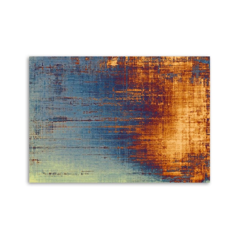 Wandbild für Wohnzimmer - Die Magie der Farbe Blau | Feeby