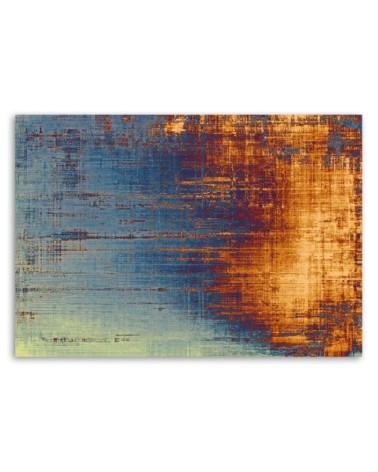 Wandbild für Wohnzimmer - Die Magie der Farbe Blau | Feeby