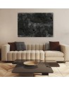 Abstract Canvas prints - Old concrete wall B&W | FEEBY