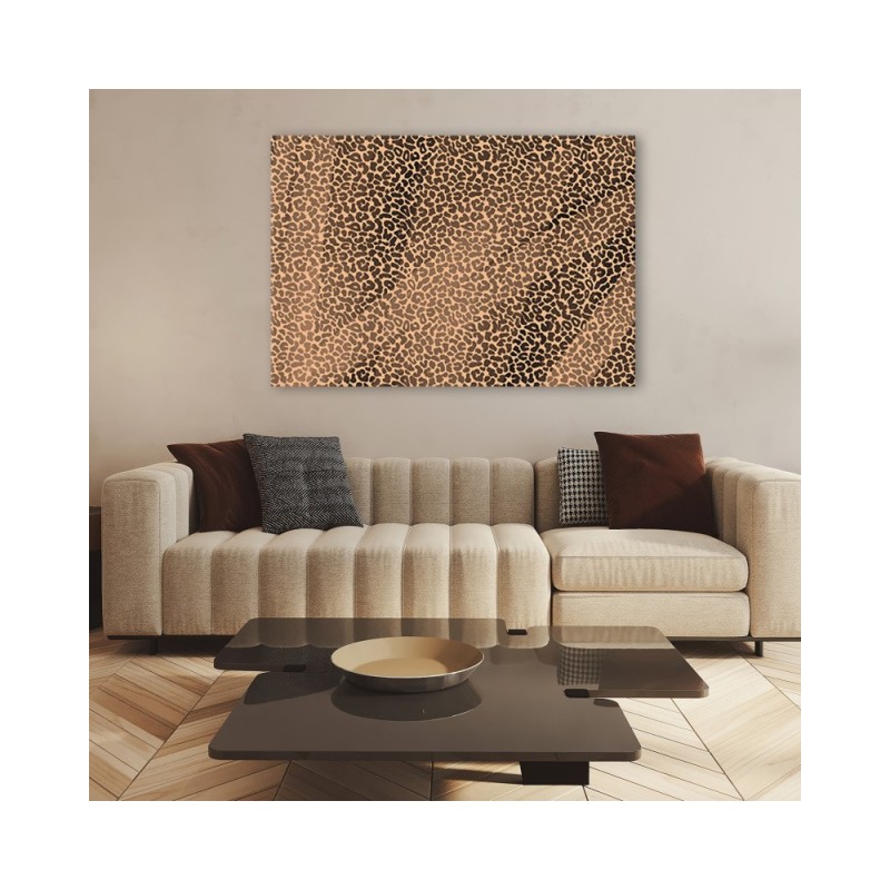 Modernes Wandbild - Leopard Leopard Pelfpatches Muster | Feeby