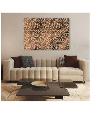 Modernes Wandbild - Leopard Leopard Pelfpatches Muster | Feeby