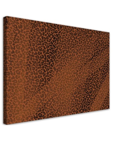 Bild auf Leinwand - Leopard Leopard Pelfpatches Muster | Feeby