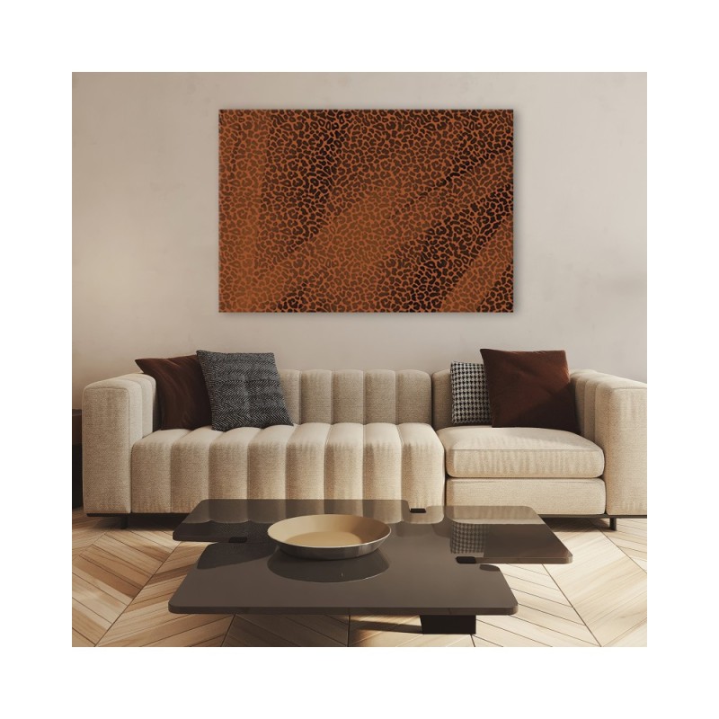 Bild auf Leinwand - Leopard Leopard Pelfpatches Muster | Feeby