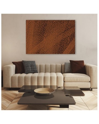Bild auf Leinwand - Leopard Leopard Pelfpatches Muster | Feeby