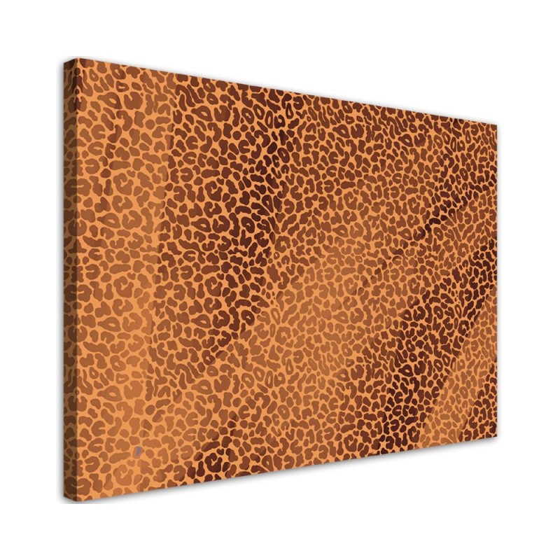 Leinwanddruck - Leopard Leopard Pelfpatches Muster | Feeby