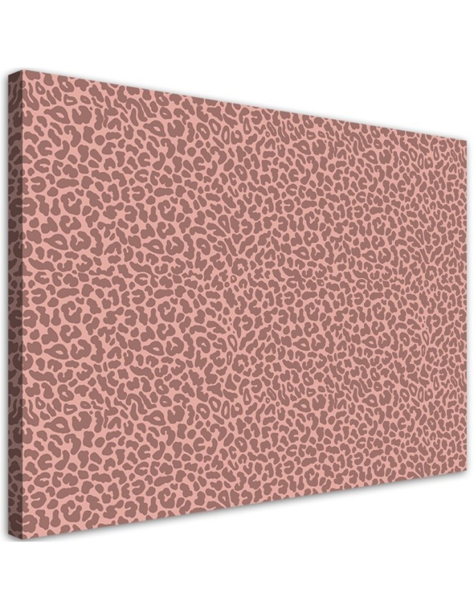 Leinwandbild - Leopard Leopard Pelfpatches Muster | Feeby