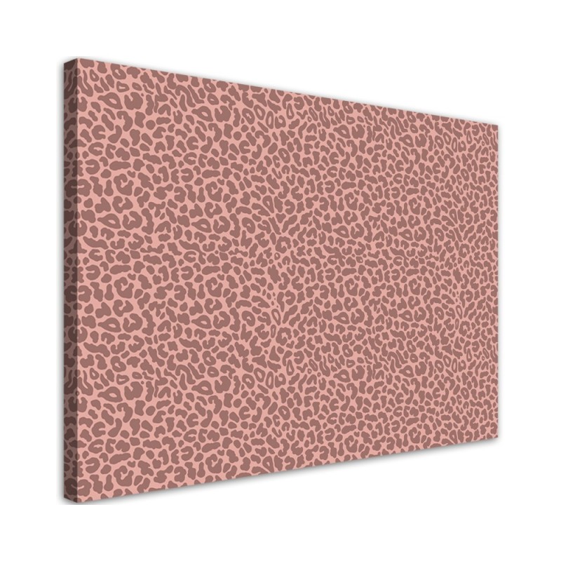 Leinwandbild - Leopard Leopard Pelfpatches Muster | Feeby
