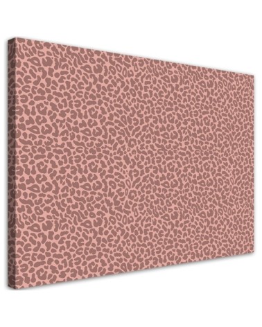 Leinwandbild - Leopard Leopard Pelfpatches Muster | Feeby