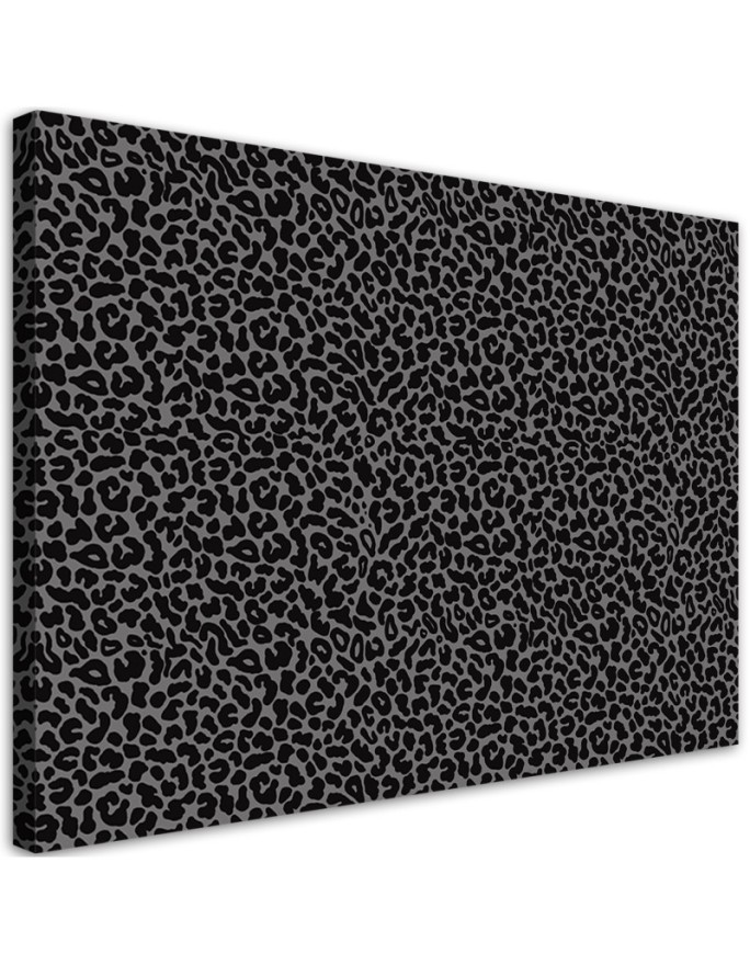 Leinwandbild modern - Leopard Leopard Pelfpatches Muster | Feeby