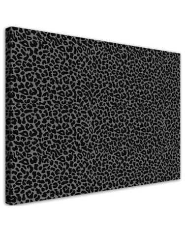Leinwandbild modern - Leopard Leopard Pelfpatches Muster | Feeby