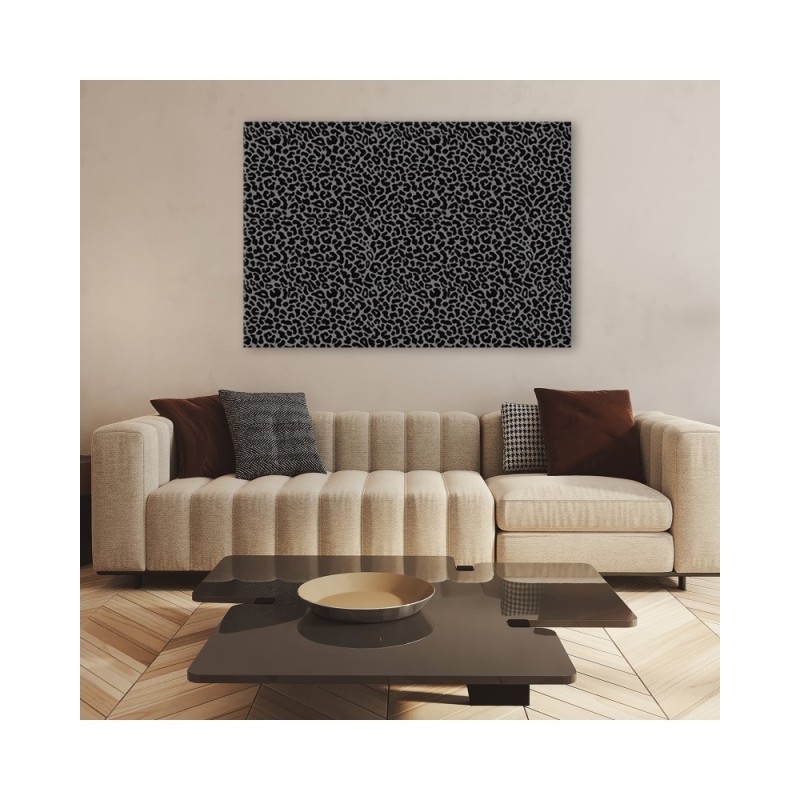 Leinwandbild modern - Leopard Leopard Pelfpatches Muster | Feeby