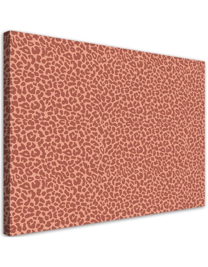 Leinwandbild - Leopard Leopard Pelfpatches Muster | Feeby