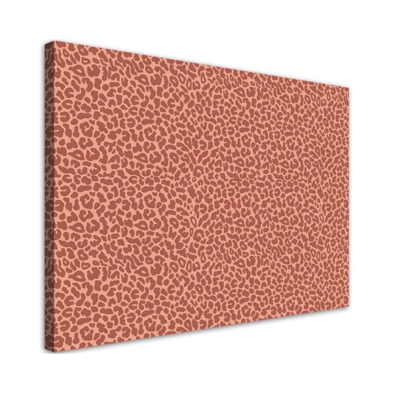Leinwandbild - Leopard Leopard Pelfpatches Muster | Feeby