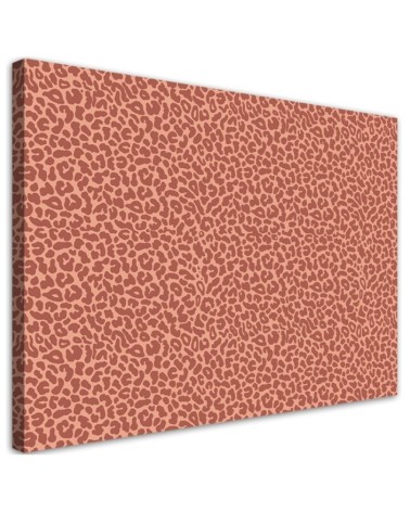 Leinwandbild - Leopard Leopard Pelfpatches Muster | Feeby