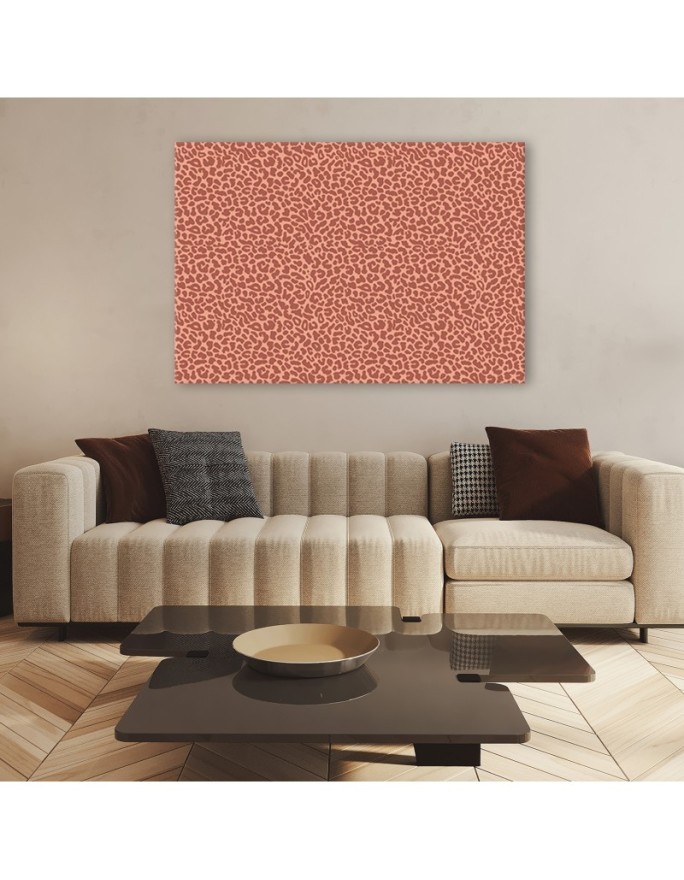 Panther leopard fur spots pattern - Canvas prints for living room | FEEBY