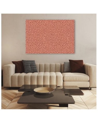 Leinwandbild - Leopard Leopard Pelfpatches Muster | Feeby