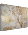 Gold stain abstract - Modern Canvas painting for bedroom | FEEBY