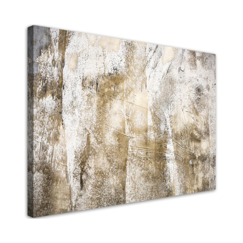 Gold vintage abstraction - Modern Canvas painting for bedroom | FEEBY