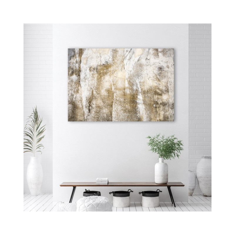Modernes Wandbild - Gold Abstraktion Vintage | Feeby