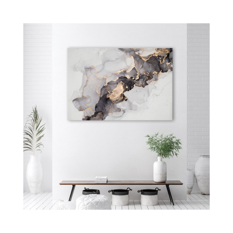 Leinwandbild - Marmor Textur Abstrakt | Feeby