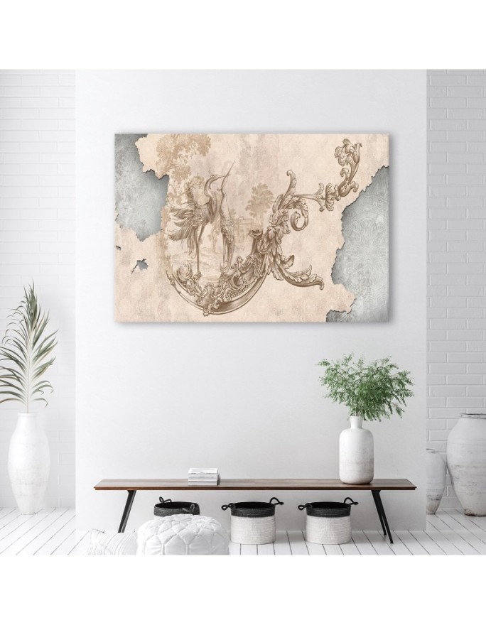 Oriental fresco - Modern Canvas painting for the living room | FEEBY