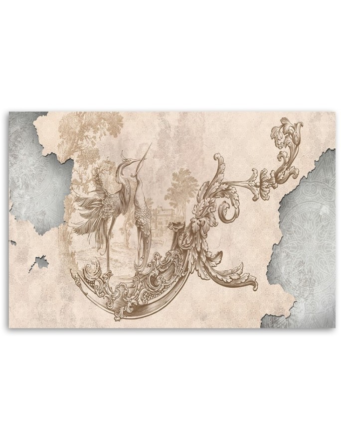 Oriental fresco - Modern Canvas painting for the living room | FEEBY