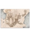 Oriental fresco - Modern Canvas painting for the living room | FEEBY