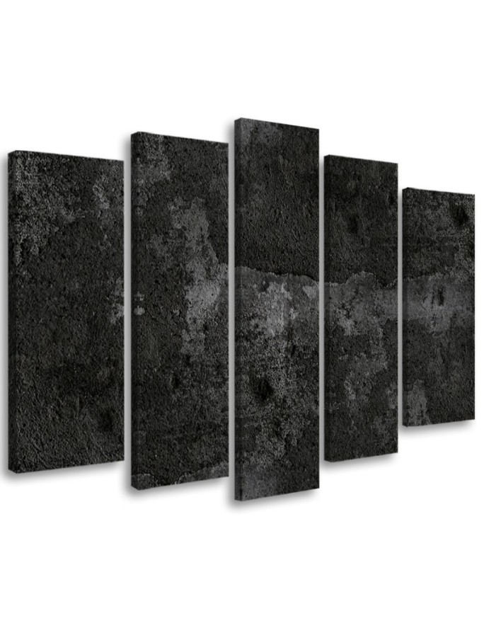 Dekoratives Leinwandbild - Alte Betonwand | Feeby