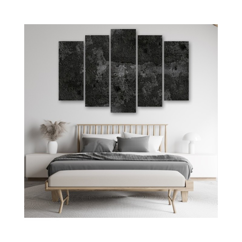 Dekoratives Leinwandbild - Alte Betonwand | Feeby