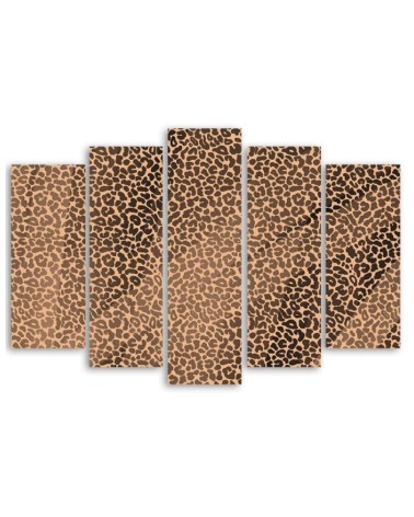 Bild auf Leinwand - Leopard Leopard Pelfpatches Muster | Feeby