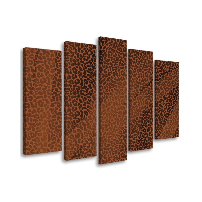 Leinwandbild - Leopard Leopard Pelfpatches Muster | Feeby