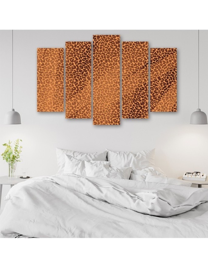 Pantera leopard futro plamy wzór - Obraz ścienny do salonu | FEEBY
