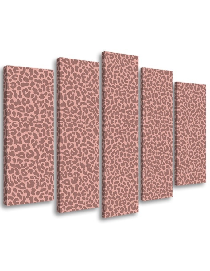 Modernes Wandbild - Leopard Leopard Pelfpatches Muster | Feeby