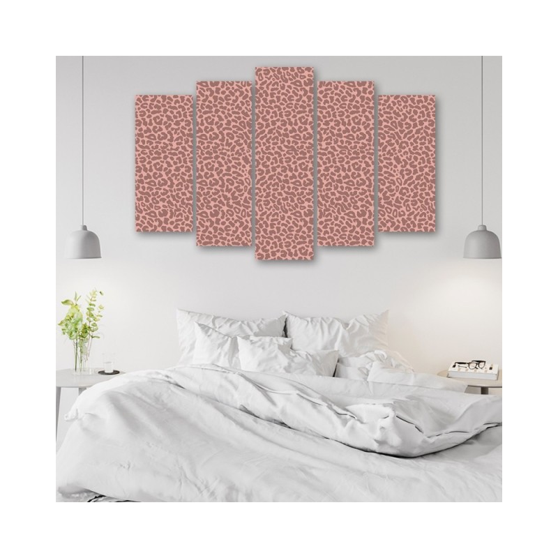 Modernes Wandbild - Leopard Leopard Pelfpatches Muster | Feeby