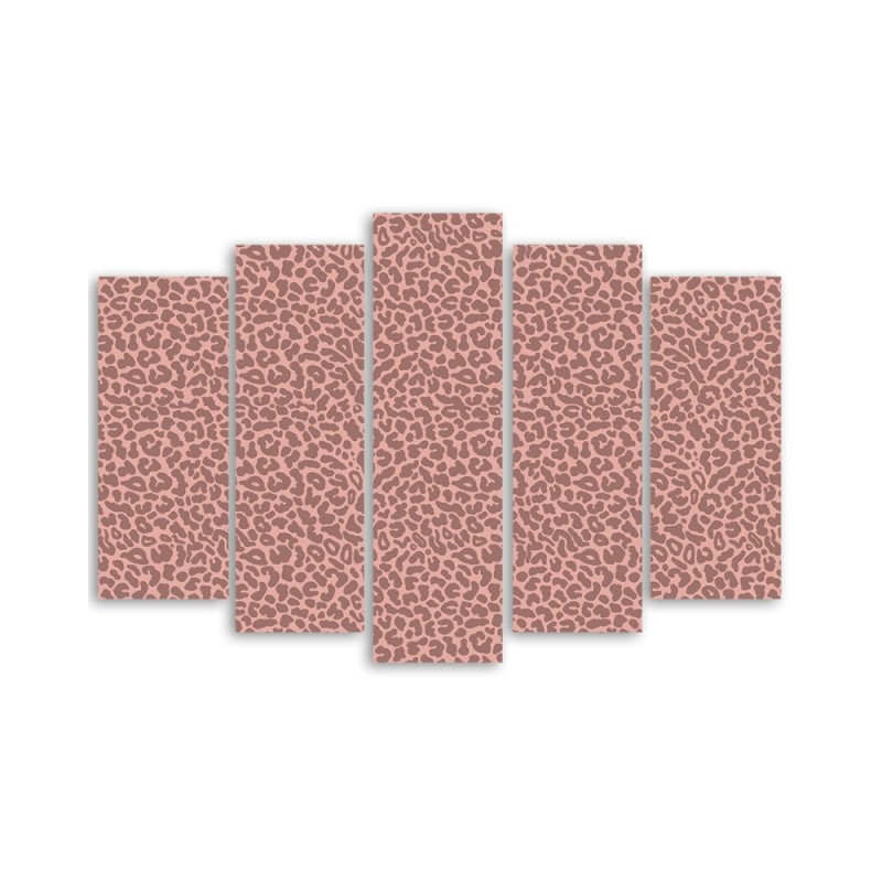 Modernes Wandbild - Leopard Leopard Pelfpatches Muster | Feeby