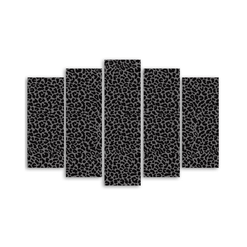 Leinwandbild - Leopard Leopard Pelfpatches Muster | Feeby