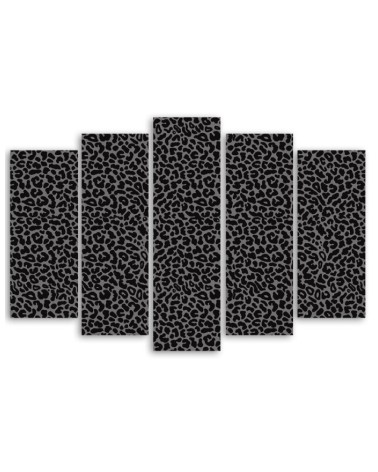 Leinwandbild - Leopard Leopard Pelfpatches Muster | Feeby