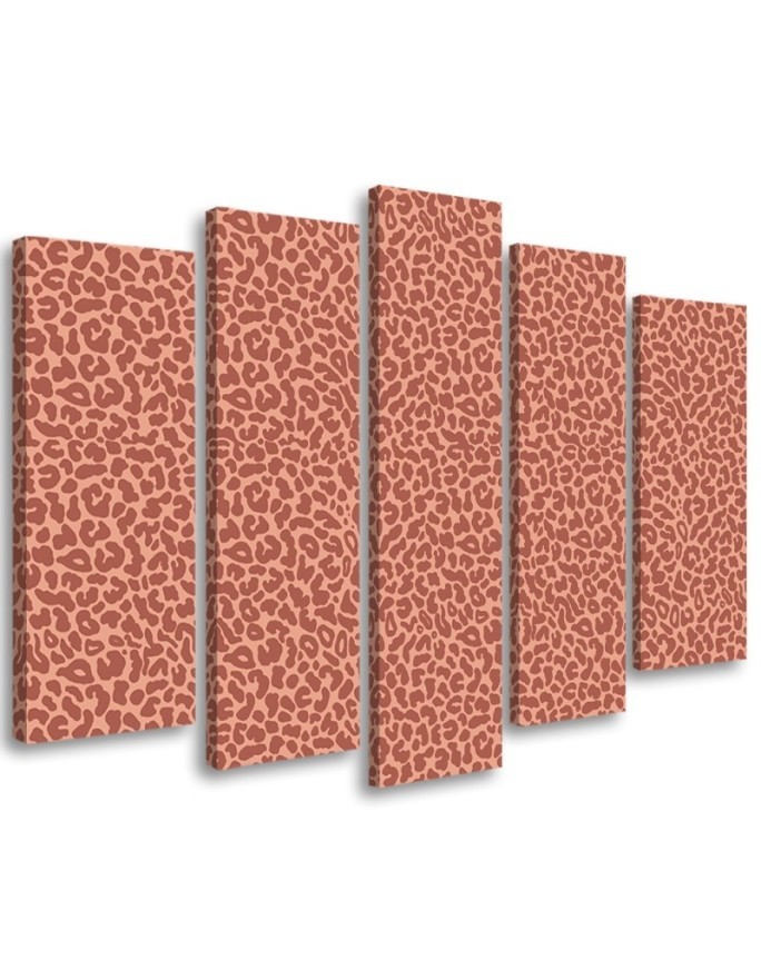 Modernes Wandbild - Leopard Leopard Pelfpatches Muster | Feeby