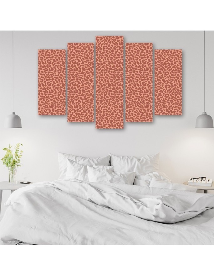 Obraz do salonu - Pantera leopard futro plamy wzór