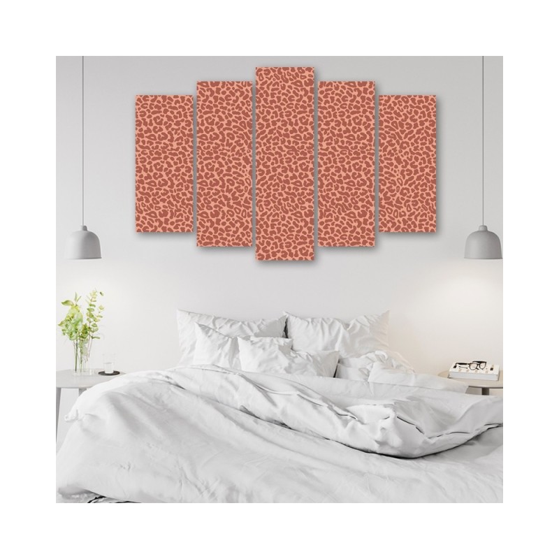 Modernes Wandbild - Leopard Leopard Pelfpatches Muster | Feeby