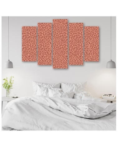 Modernes Wandbild - Leopard Leopard Pelfpatches Muster | Feeby