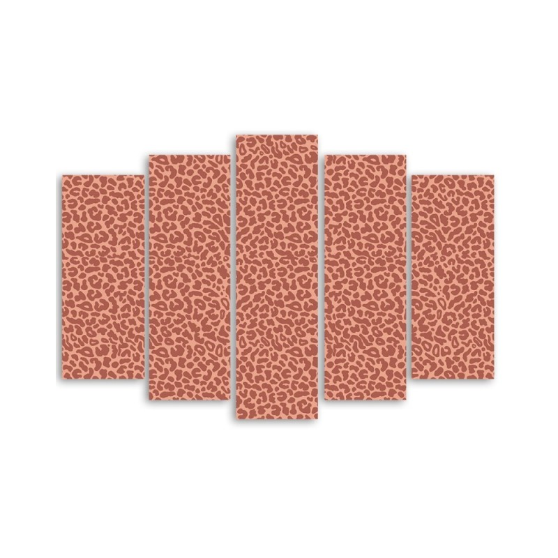 Modernes Wandbild - Leopard Leopard Pelfpatches Muster | Feeby