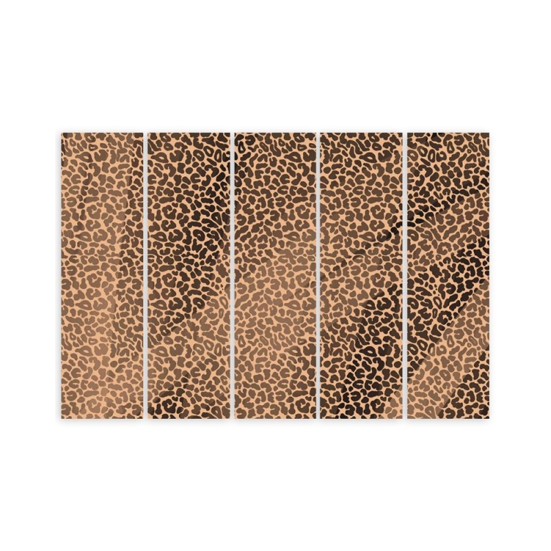 Bild auf Leinwand - Leopard Leopard Pelfpatches Muster | Feeby